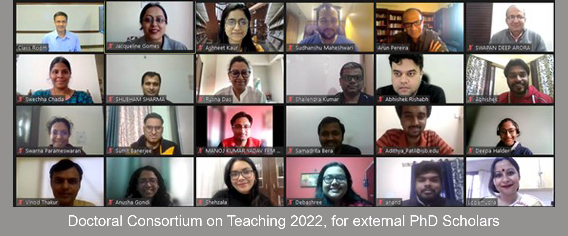 Doctoral Consortium on Teaching 2022, for external PhD Scholars