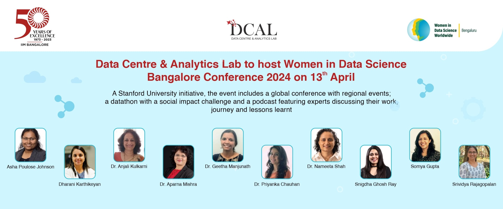 Data Centre & Analytics Lab to host Women in Data Science Bangalore Conference 2024 on 13th April 