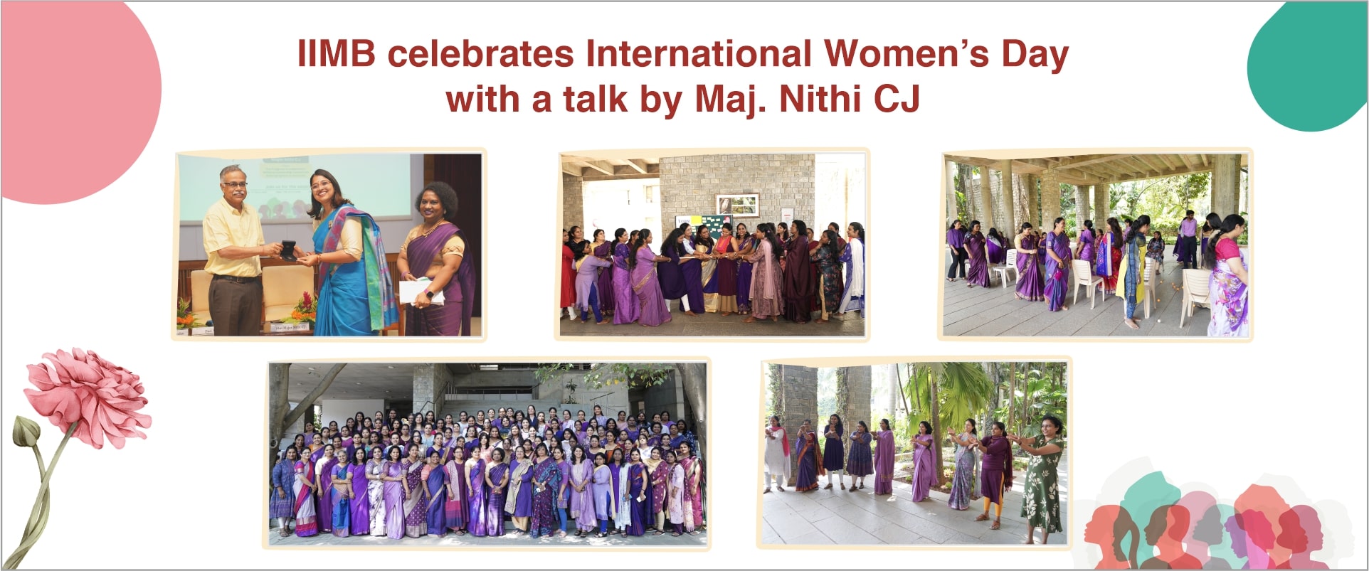 IIMB celebrates International Women’s Day with a talk by Maj. Nithi CJ