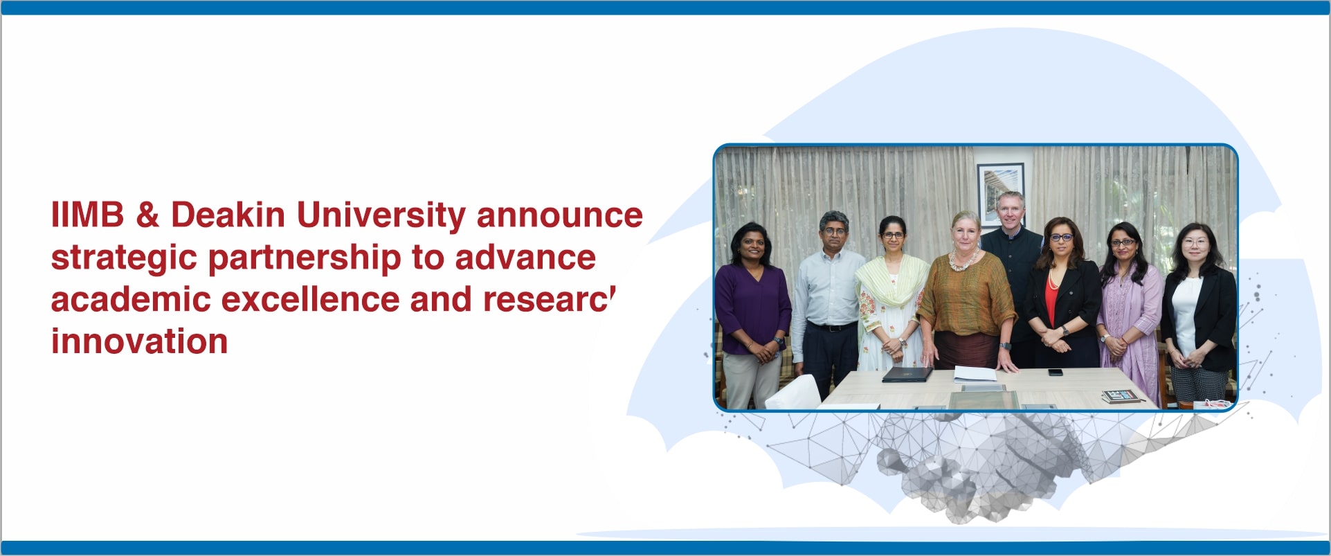 IIMB & Deakin University announce strategic partnership to advance academic excellence and research innovation 